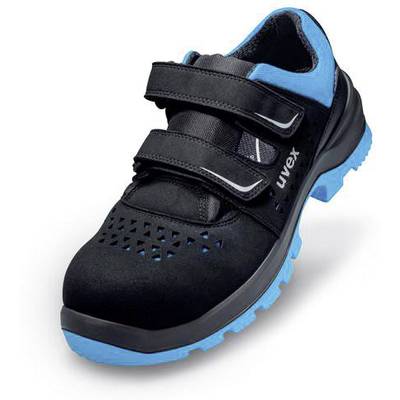 uvex 2 xenova® 9553243 ESD Safety work sandals S1P Shoe size (EU): 43 Black, Blue 1 Pair