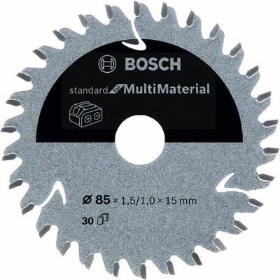 Bosch Accessories Kreissägeblatt Ø 85x15x1,5mm 30 HLTCG HM Standard for MultiMaterial 2608837752 Circular saw blade 85 x