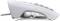 Side view of a cordless telephone with buttons on the top surface, angled slightly downwards.
