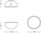 Dimensions and Views of a Semi-Circular Lamp: 70 cm Height, 120 cm Width. Shows Side and Top View.