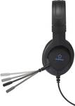 Renkforce 7.1 USB virtual surround sound gaming headphones, black