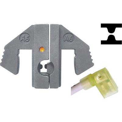 Cable Wiring Diagram: Shown is an opened grey housing with 'A6' marking and a small orange dot.
