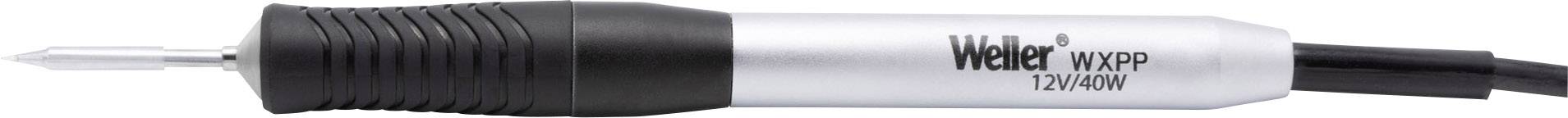 Soldering iron 'Weller WXP 120' with black handle and silver casing, suitable for precise soldering work.