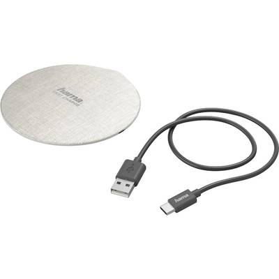 Hama Wireless charger 2000 mA FC10 Metal 00183380  Outputs Inductive charging standard White