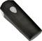 Black, rectangular torch with a white switch and an LED light on the front.