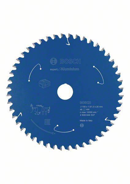 Bosch Accessories Expert for Aluminium 2608644537 Circular saw blade 150 x 20 mm Number of cogs: 48 1 pc(s)