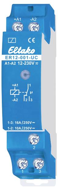 Eltako ER12-001-UC Relay Nominal voltage: 230 V Switching current (max.): 16 A 1 change-over 1 pc(s)