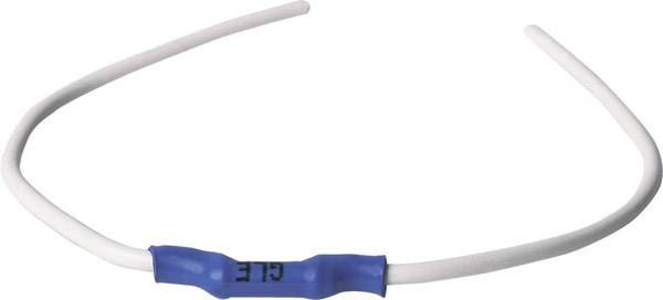 A white stripe with blue insulation and the inscription 'CLE'.