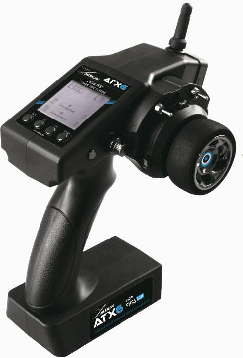 Amewi ATX6 Pistol grip RC 2,4 GHz No. of channels: 6 Incl. receiver-0