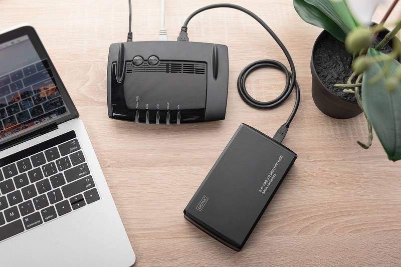 Digitus DA-71116 2.5" hard disk casing, SATA HDD enclosure, Casing 2.5 inch USB A (USB 3.2 1st gen)-4