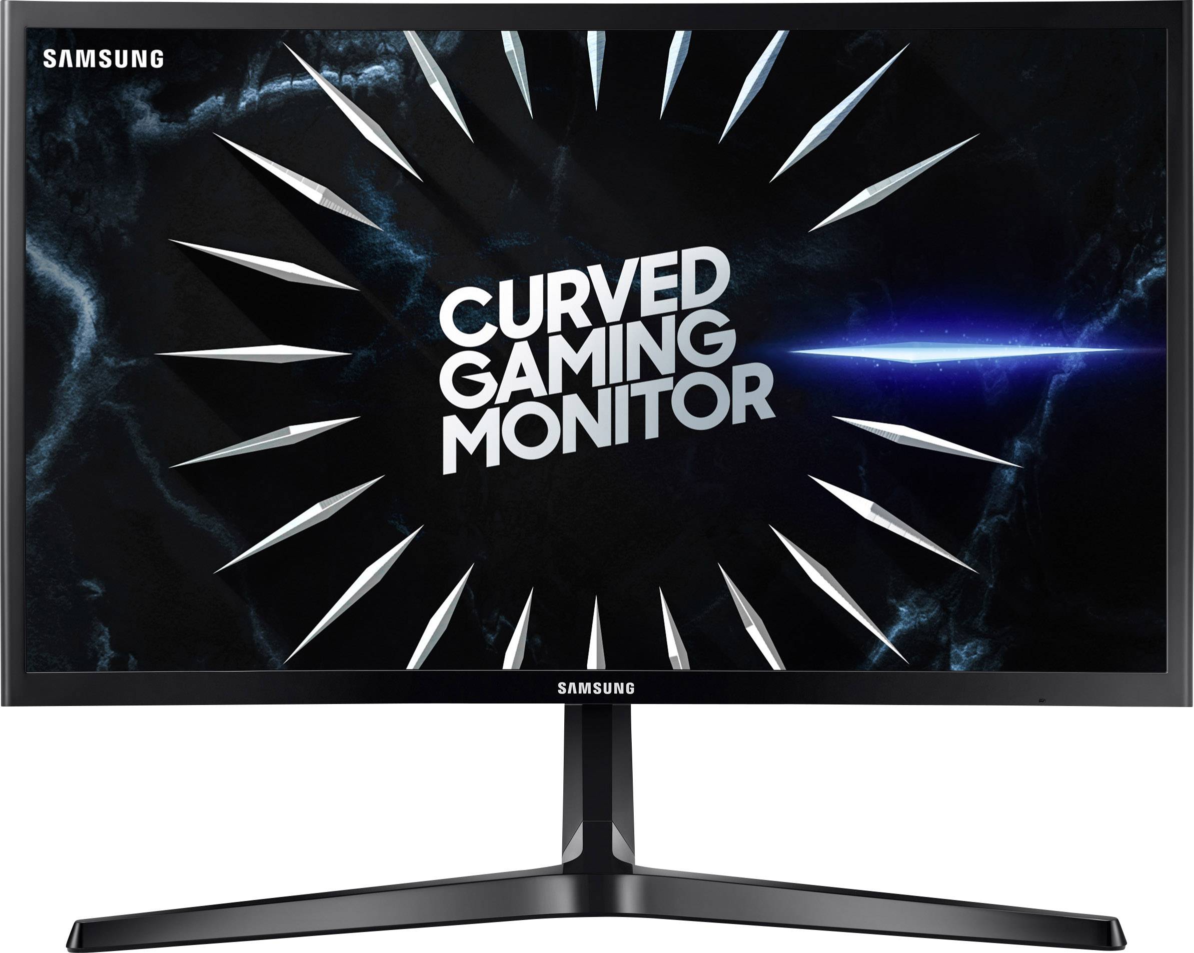 Samsung C24RG54FQU Gaming screen 61 cm (24 inch) EEC B (A+++ - D) 1920 x 1080 p Full HD 4 ms HDMI™, DisplayPort, Headphone jack (3.5 mm) VA LED