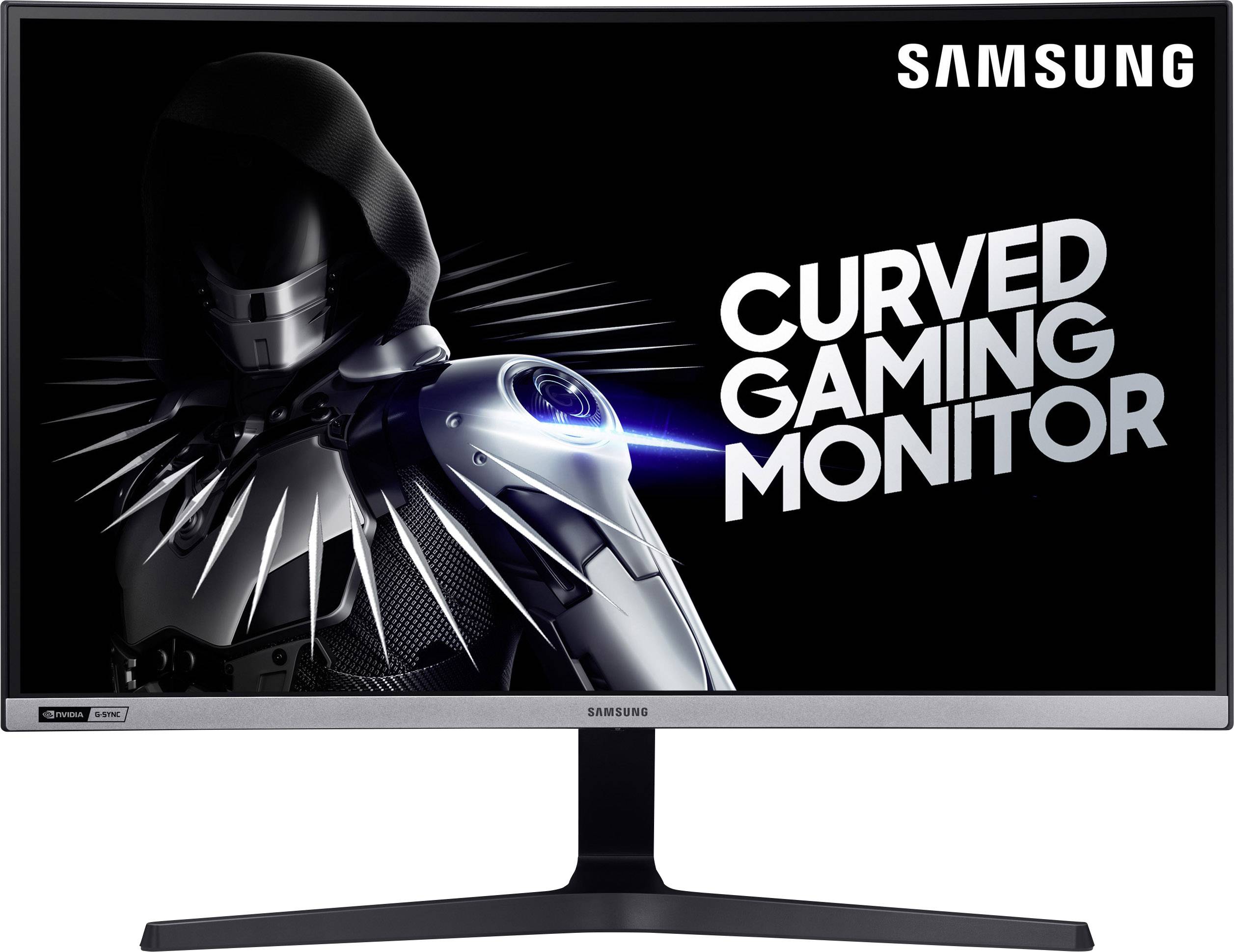 Samsung C27RG54FQU Gaming screen 68.6 cm (27 inch) EEC B (A+++ - D) 1920 x 1080 p Full HD 4 ms HDMI™, DisplayPort, Headphone jack (3.5 mm) VA LED