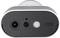Black surveillance camera with rounded edges and three visible sensors on the front; 'ABUS' brand identifiable.