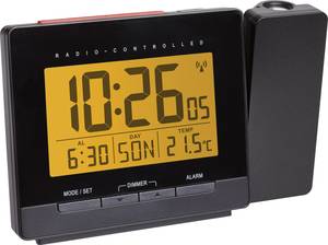 TFA Dostmann  60.5016.01 Radio Alarm clock Digital Black