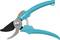 Garden secateurs with a blue handle and silver blade, suitable for cutting branches and twigs.