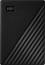 WD My Passport 1 TB 2.5" external hard drive USB A (USB 3.2 1st gen) Black WDBYVG0010BBK-WESN