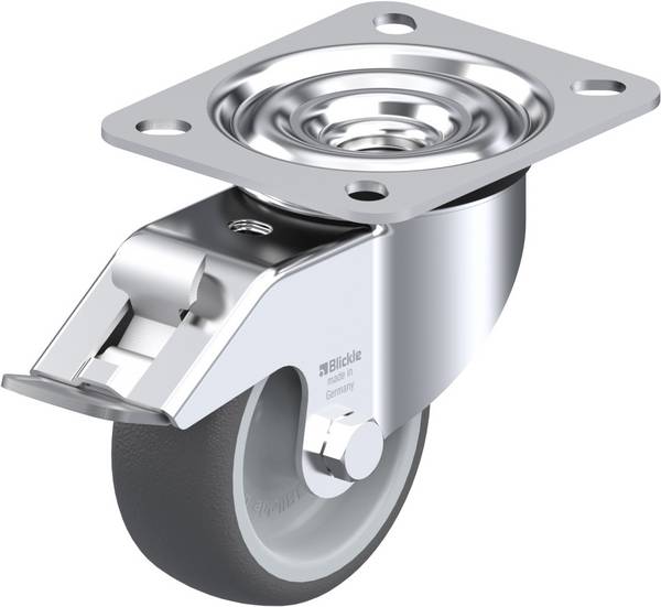 Blickle 480087 LE-PATH 80G-FI Swivel wheel with brake Wheel diameter: 80 mm Load capacity (max.): 150 kg 1 pc(s)