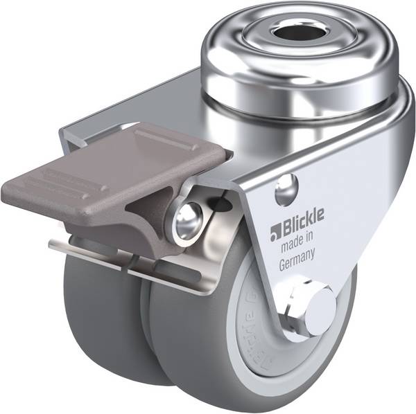Blickle 574491 LMDA-TPA 50KF-FI Double swivel wheel Wheel diameter: 50 mm Load capacity (max.): 80 kg 1 pc(s)