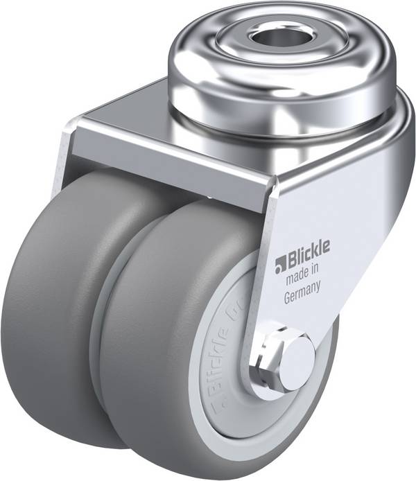 Blickle 574400 LMDA-TPA 50KF Double swivel wheel Wheel diameter: 50 mm Load capacity (max.): 80 kg 1 pc(s)