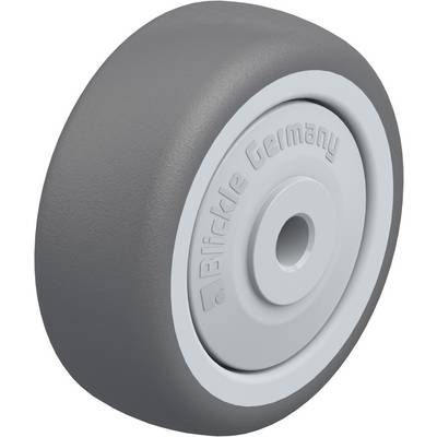 'Blickle Germany' wheel with grey rubber, suitable for various mobility or transport applications in industrial environments.