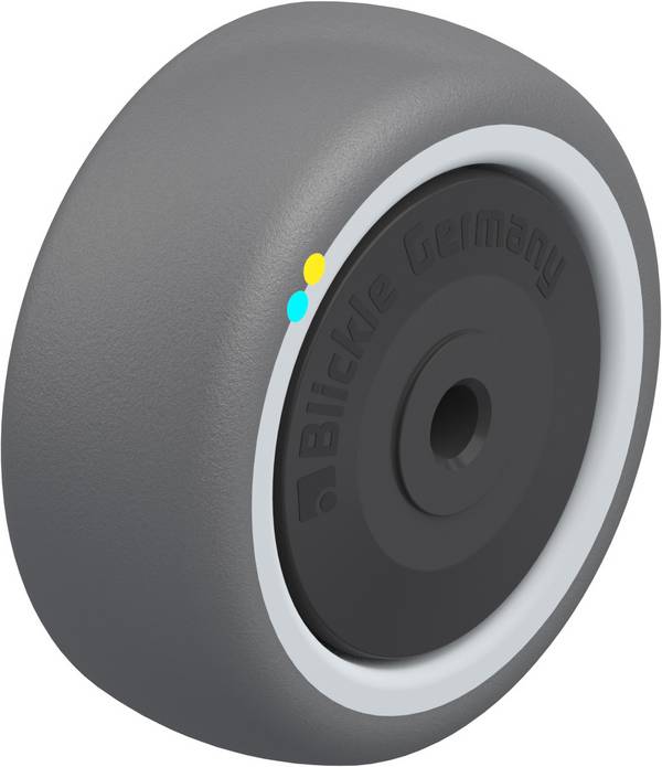 Blickle 846908 PATH 80/8KFD-ELS Plastic caster Wheel diameter: 80 mm Load capacity (max.): 100 kg 1 pc(s)