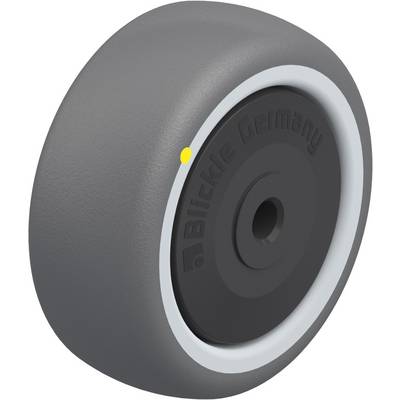 Grey wheel with a black hub and 'Blickle Germany' inscription. Suitable for industrial applications.