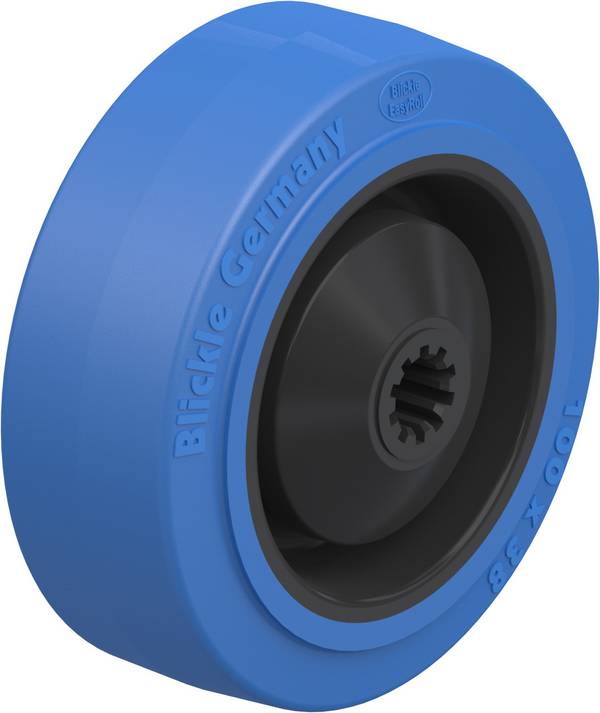 Blickle 615187 POEV 100/10KA-SB Plastic caster Wheel diameter: 100 mm Load capacity (max.): 200 kg 1 pc(s)