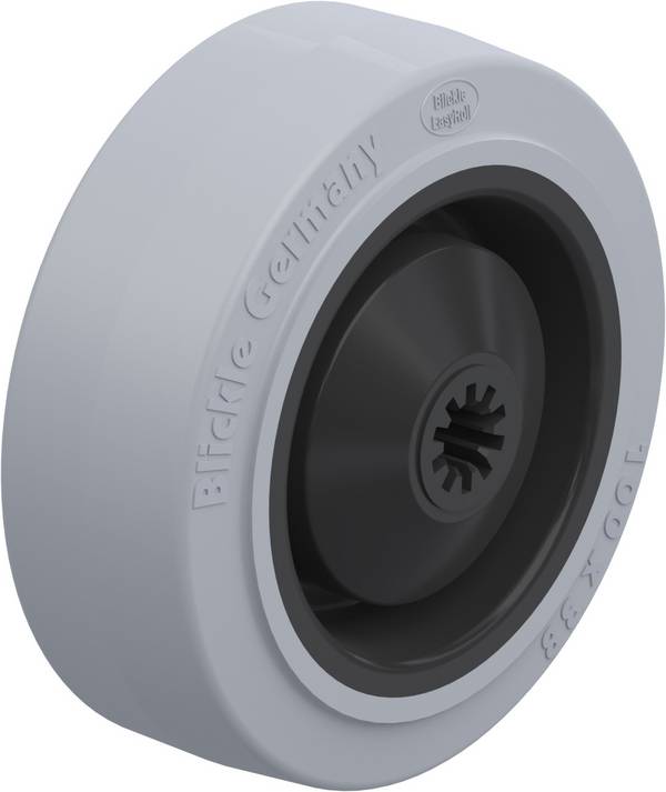Blickle 583054 POEV 100/8KA-SG Plastic caster Wheel diameter: 100 mm Load capacity (max.): 200 kg 1 pc(s)