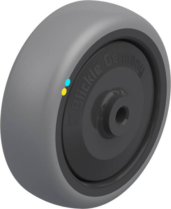 Blickle 849841 TPA 102/8KFD-ELS Heavy duty caster Wheel diameter: 100 mm Load capacity (max.): 70 kg 1 pc(s)