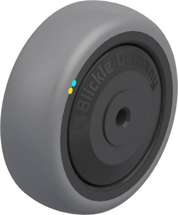 Blickle 617910 TPA 75/6KFD-ELS Heavy duty caster Wheel diameter: 75 mm Load capacity (max.): 50 kg 1 pc(s)