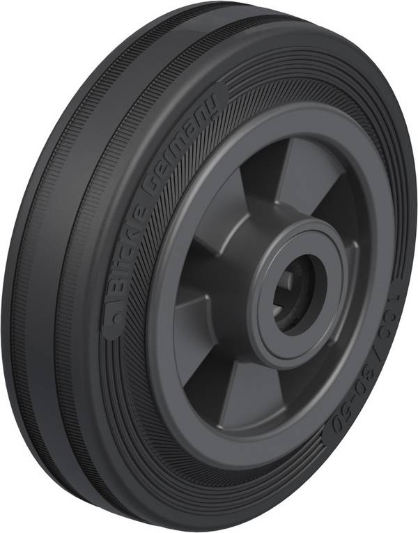 Blickle 567818 VPP 100/12R Heavy duty caster Wheel diameter: 100 mm Load capacity (max.): 70 kg 1 pc(s)
