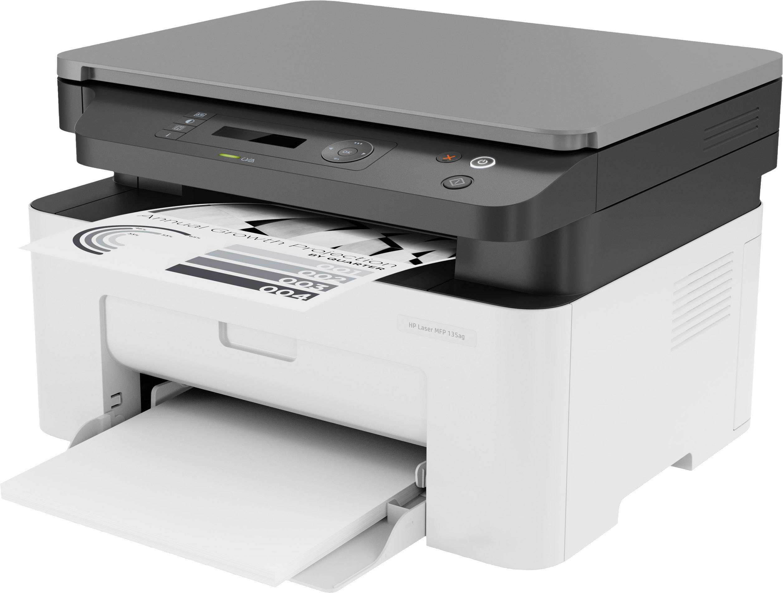 HP Laser MFP 135ag Mono laser multifunction printer A4 Printer, scanner, copier