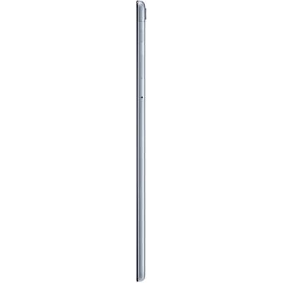 Sleek side view of a silver smartphone with a protruding camera and buttons, modern design.