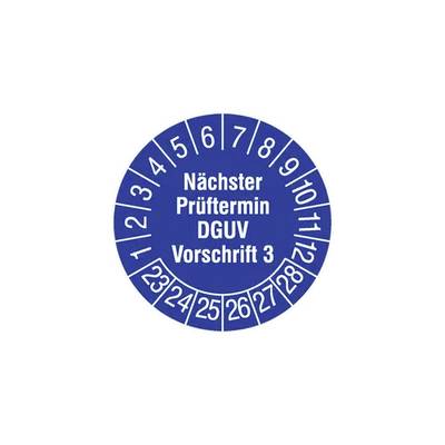 HT Instruments 2002260 Prüfplaketten 15mm Safety test label 1 pc(s)