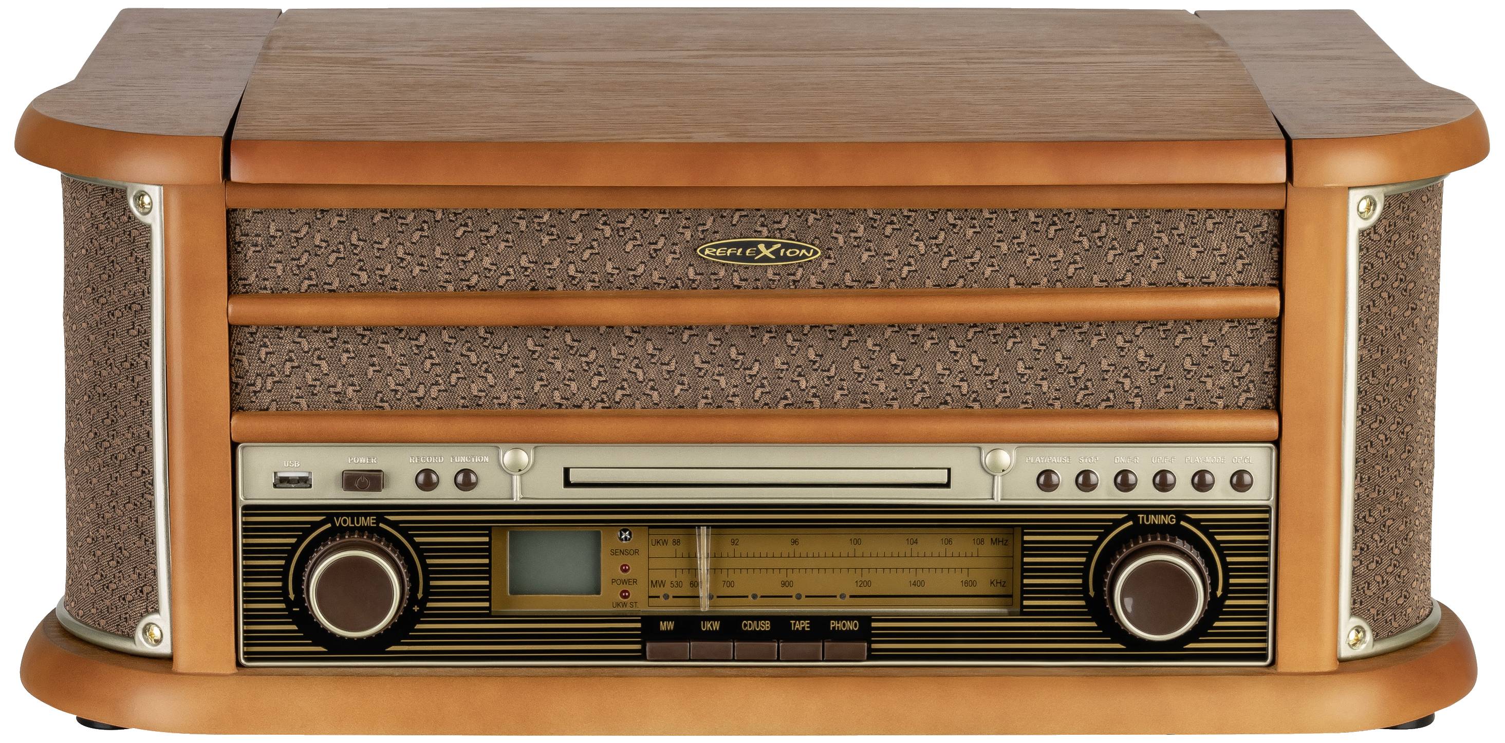 Reflexion HIF2002 USB turntable Belt drive Wood
