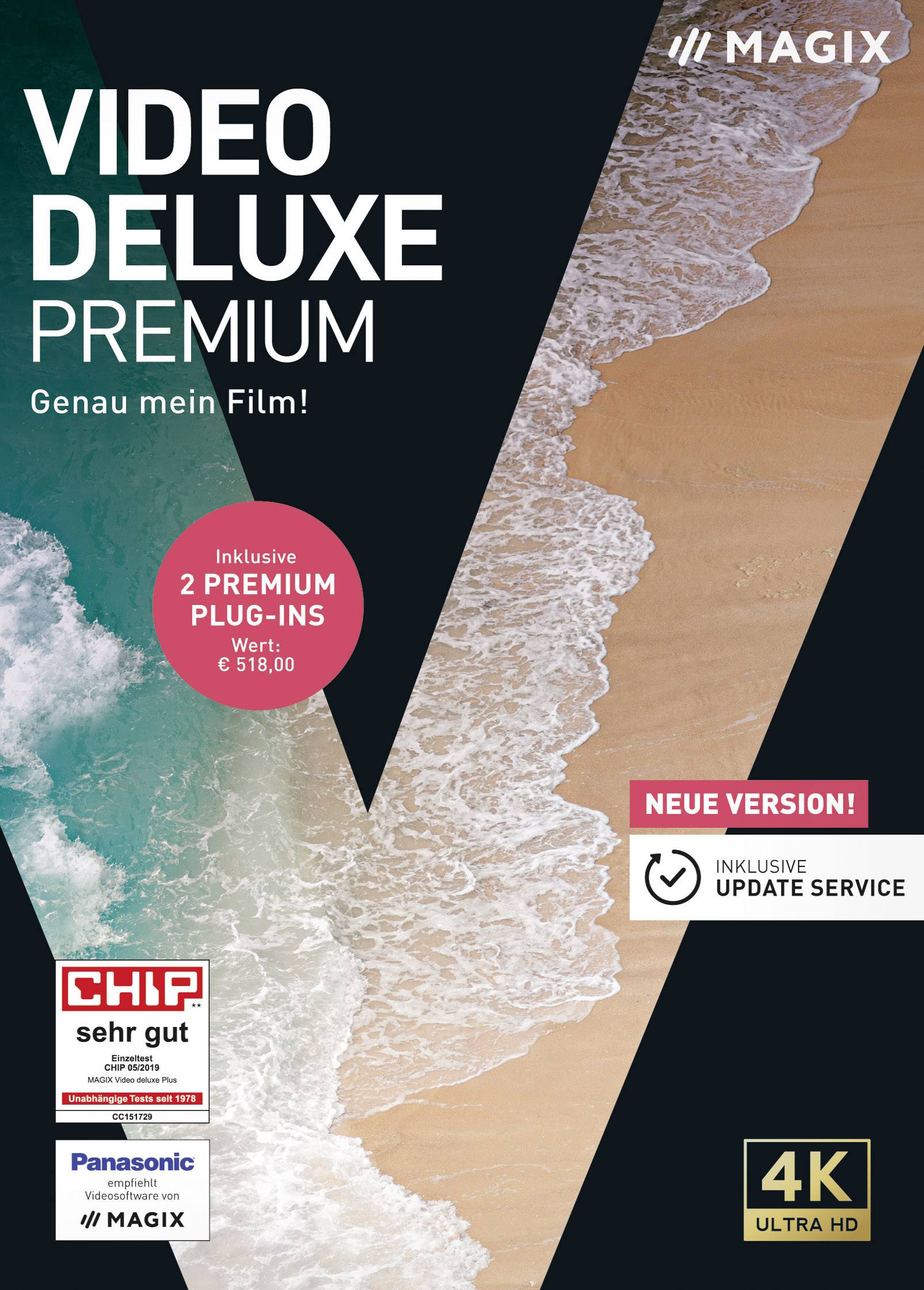 Magix Video deluxe Premium Full version, 1 licence Windows Video editor