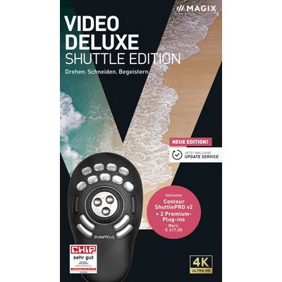 Magix Video deluxe Shuttle Edition Full version, 1 license Windows Video editor