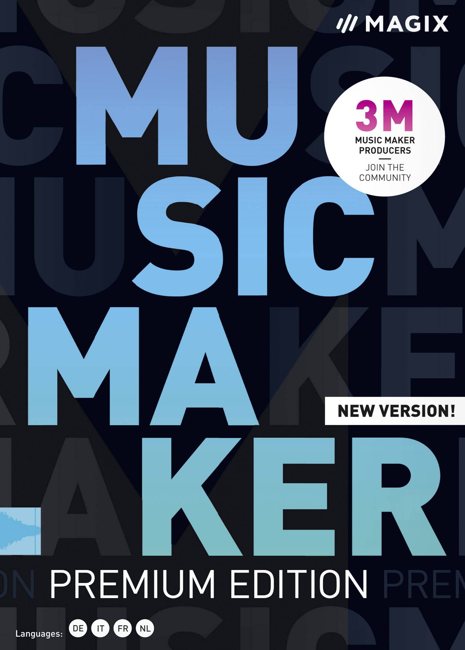 Magix Music Maker Premium Edition Full version, 1 licence Windows Music