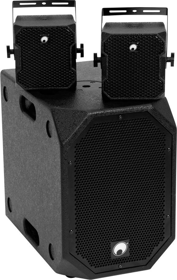 Omnitronic BOB Basic Set 2.1 Active PA speaker set Bluetooth, Built-in mixer