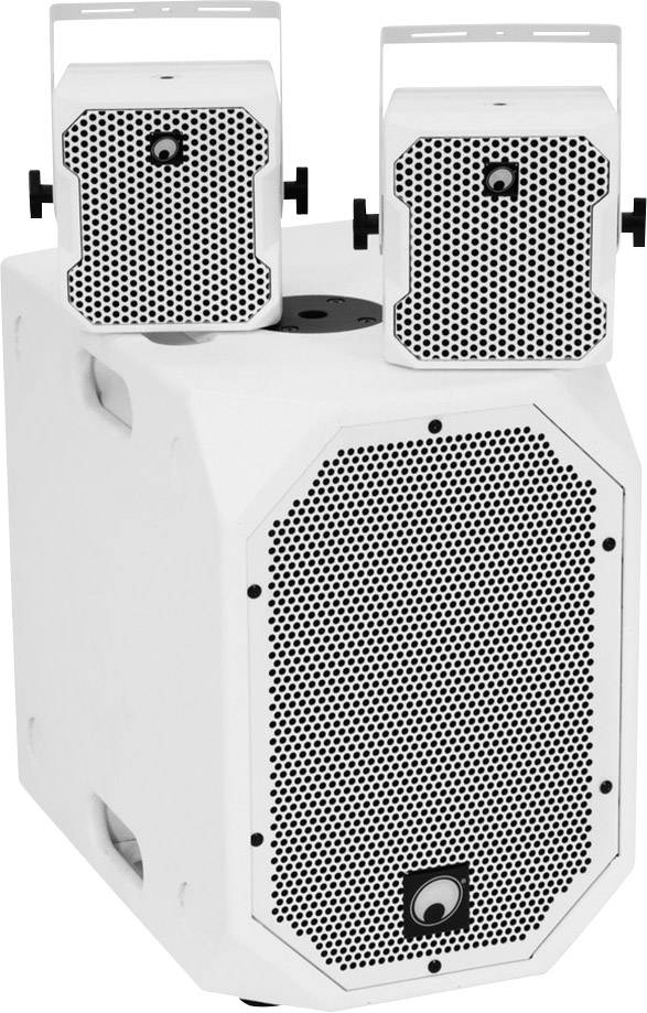 Omnitronic BOB Basic Set 2.1 Active PA speaker set Bluetooth, Built-in mixer