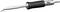 Soldering iron with a black handle, silver tip and the 'Weller' brand.