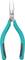 Pointed pliers with green plastic handle, suitable for precise work in electronic or fine craft applications.