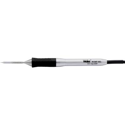 Soldering iron with metallic tip, model 'Weller WHP80', black handle, suitable for fine soldering work.