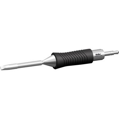 A Weller soldering iron with a rubberised grip and silver tip, designed for precision soldering work.
