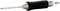 Soldering iron tip with a black non-slip handle, suitable for delicate soldering work.