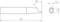 Technical drawing of a cylindrical workpiece with a bevelled tip. Length 20, tip at a 45° angle, diameter 2, thickness 1.2.