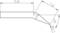 Technical drawing of a metal component with angles and dimensions: Length 13.8, Gradient 7.8, Angle 30 degrees, rounded tip R0.1.