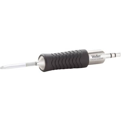 Soldering iron tip with black handle and 'Weller' logo, suitable for precise soldering with 3.5 mm plug connection.