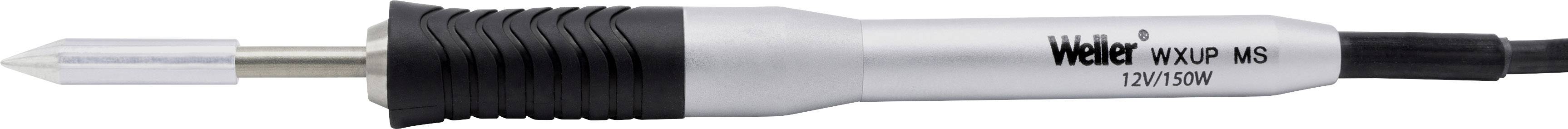 A soldering iron with the inscription 'Weller WP 40 WP 120W' on the handle. The iron has a slender metal tip and a black handle.