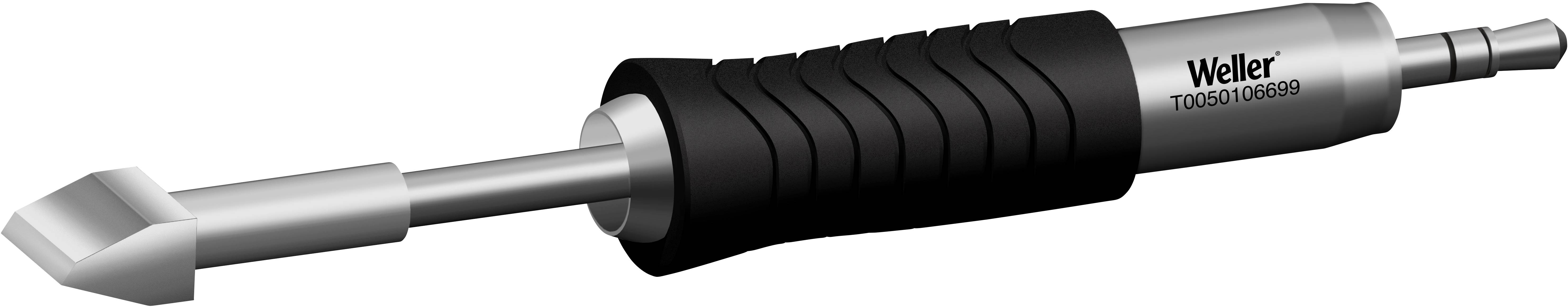 Weller soldering iron with black handle and metallic tip, model designation 'TT60N100080', suitable for fine soldering work.